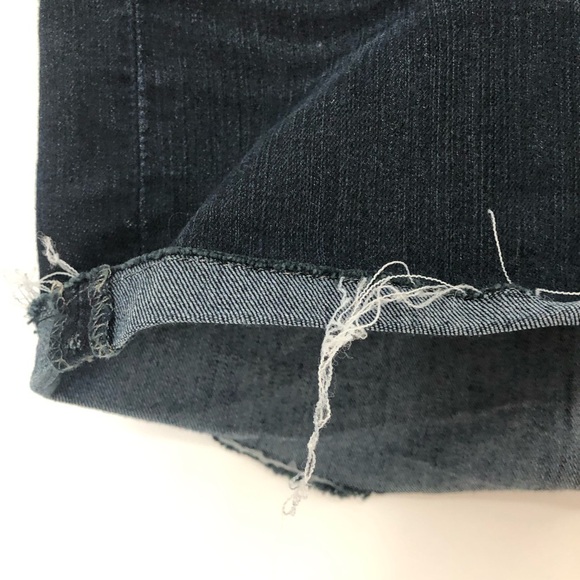 Paige 31 Jimmy Jimmy Cuffed Short Juliana 0572 denim jean rolled dark blue - Picture 5 of 14